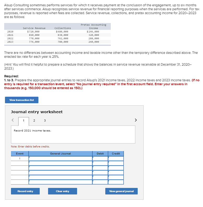  Alsup Consulting sometimes performs services for which it receives payment at