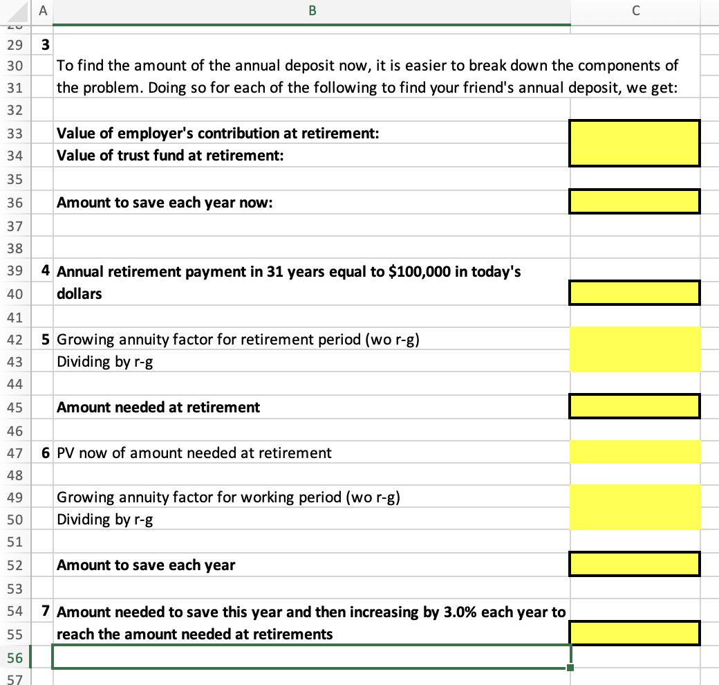 below. You need to use the excel template provided to complete the