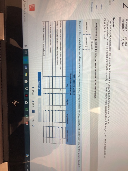 (cc) of solvent H300 are required to manufacture each unit of Supermix,