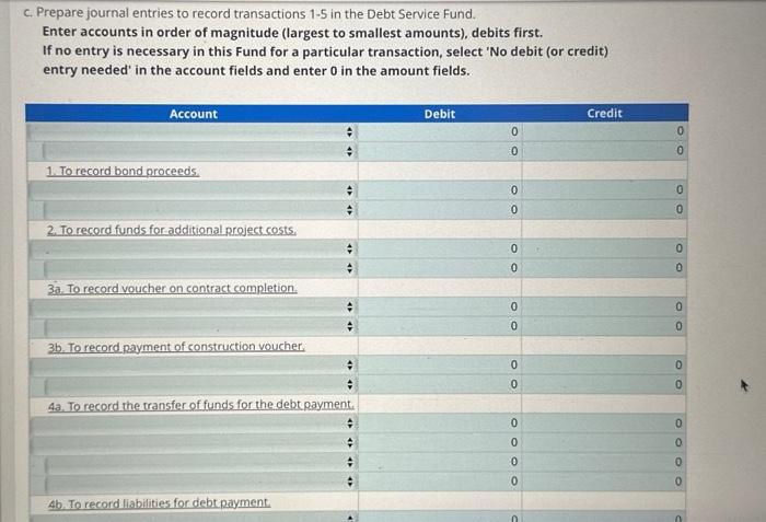 particular transaction, select 'No debit (or credit) entry needed" in the account