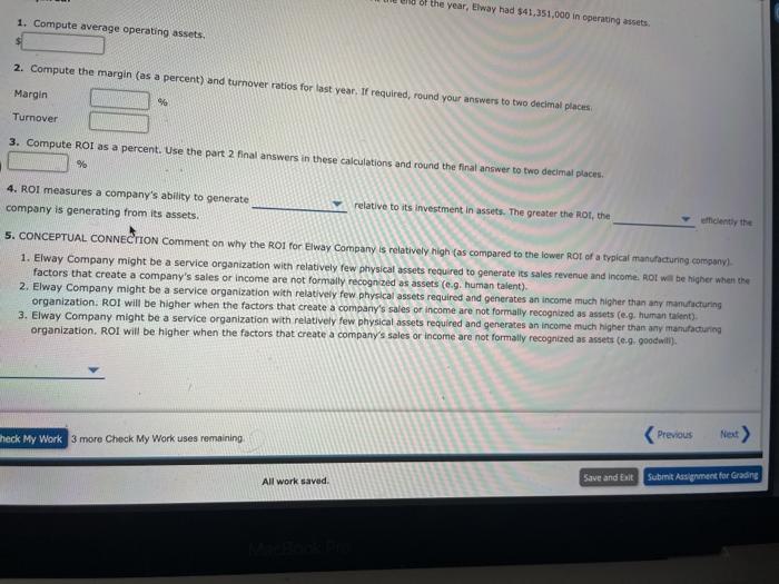 Company provided the following income statement for the last year: Sales Less: