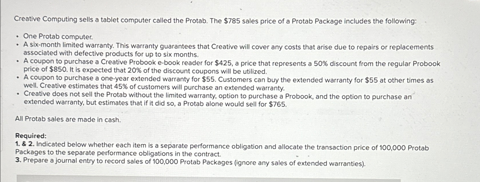  Creative Computing sells a tablet computer called the Protab. The $785