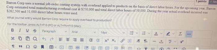 (give numeric answer as negative if underapplied) A Moving to another question