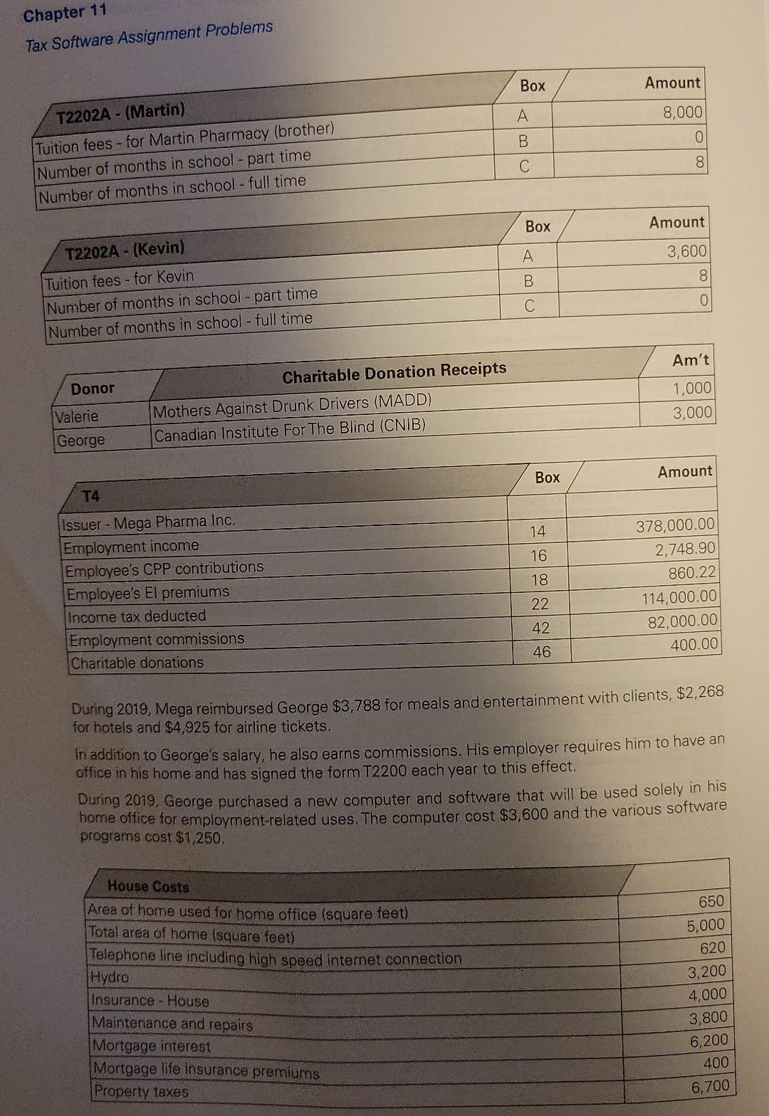 problem are fictitious. Any resemblance to real persons, living or dead, is