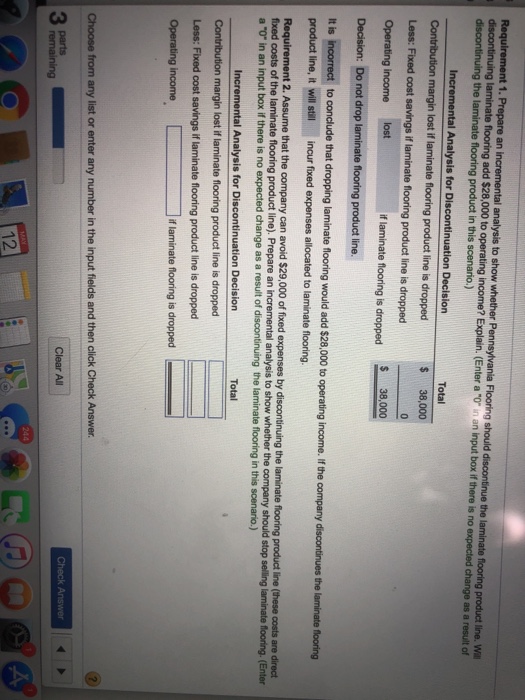 will happily rate! Data Table Pennsylvania Flooring Product Line Contribution Margin Income