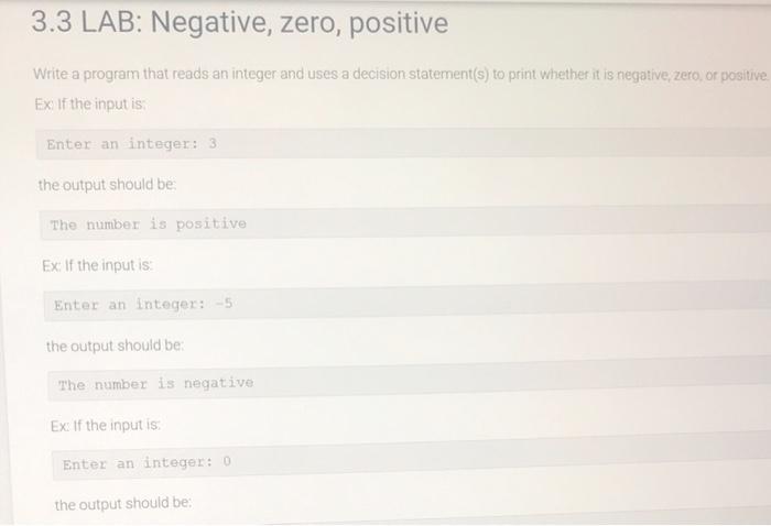  Write a program that reads an integer and uses a decision
