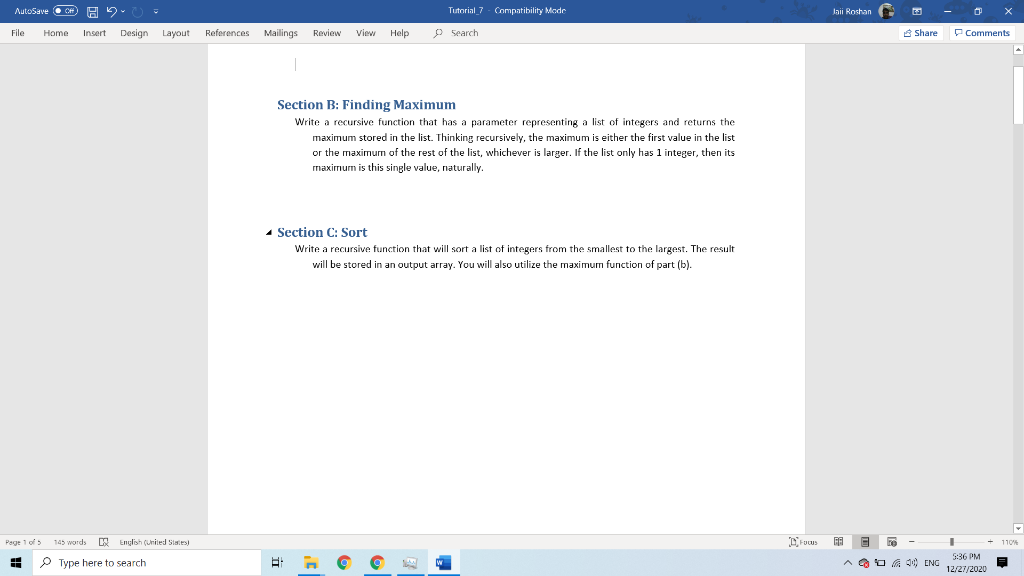 c programming urgenttt AutoSave Ce Tutorial 7 - Compatibility Mode lai Roshan