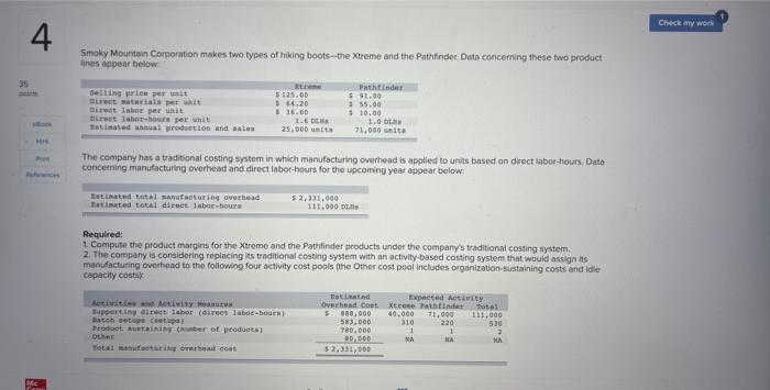 I need help with this question. "compute the product margins for the