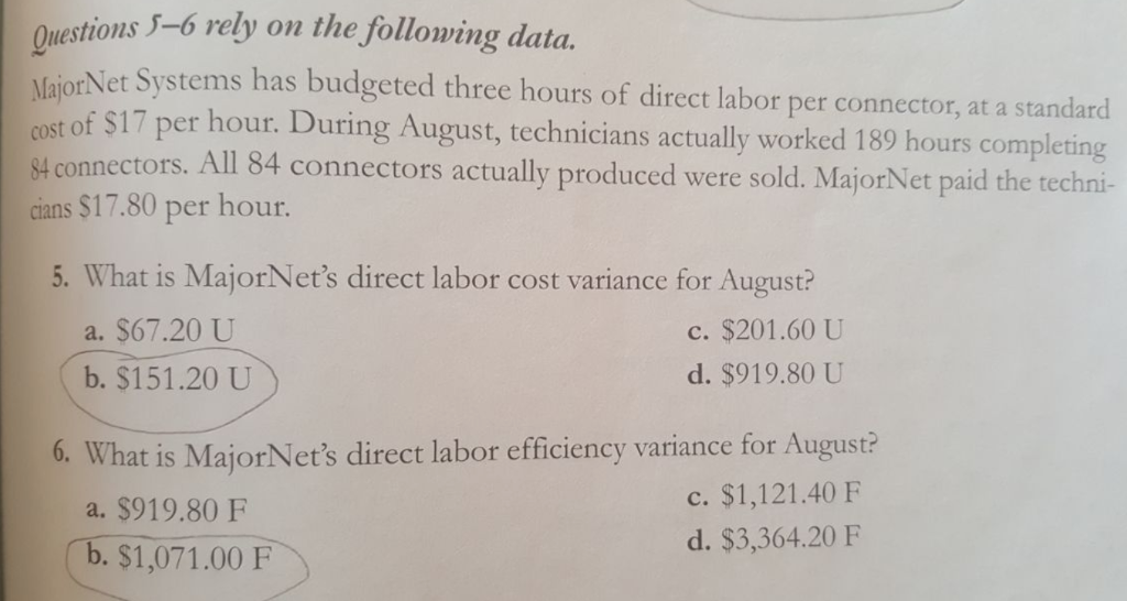  please explain the answer tions 5-6 rely on the following data.