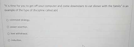  'It is time for you to get off your computer and