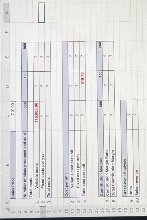 the company follows: Complete the template worksheet filling in all of the