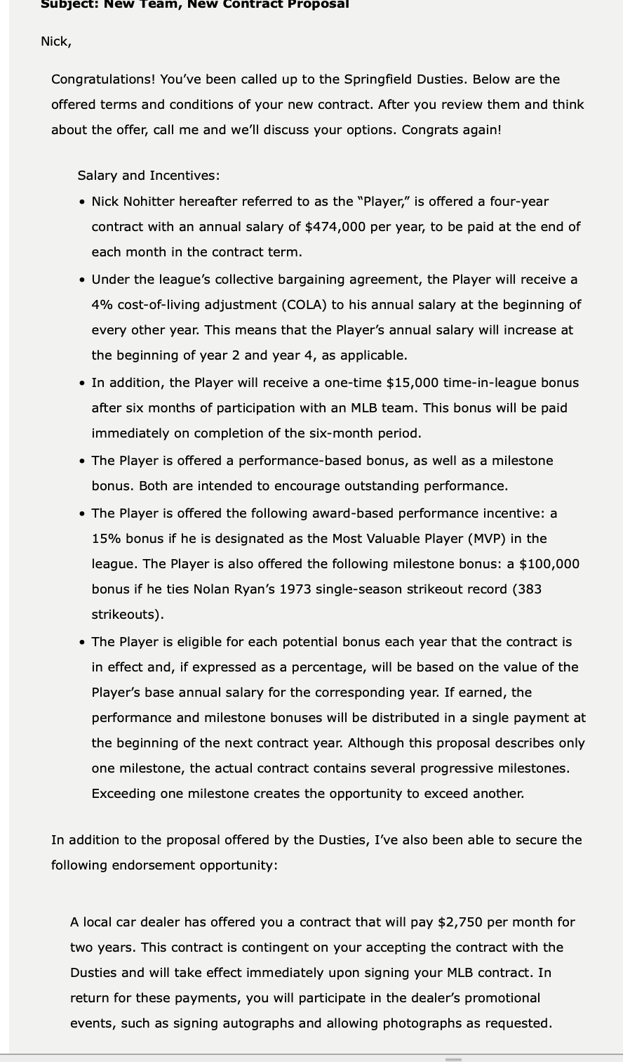 of the following statements is accurate? Is Michael's estimate of the value