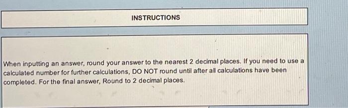  When inputting an answer, round your answer to the nearest 2