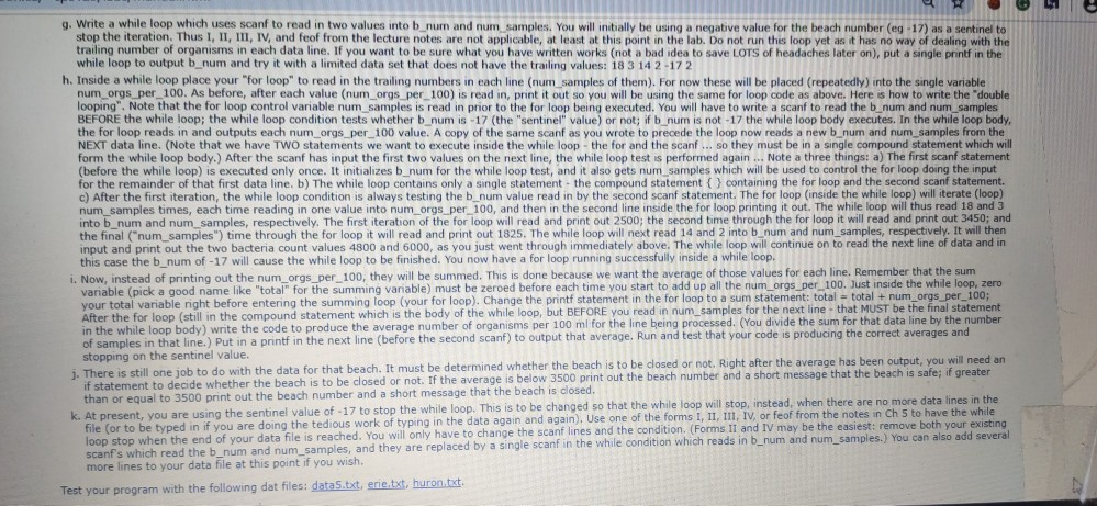 program we will eventually have written in the lab will calculate the