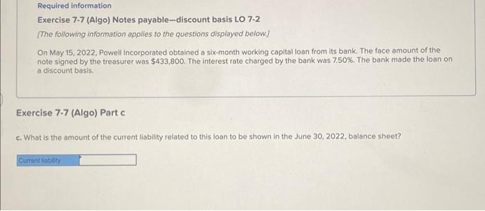 interest rate charged by the bank was 7,50%. The bank made the