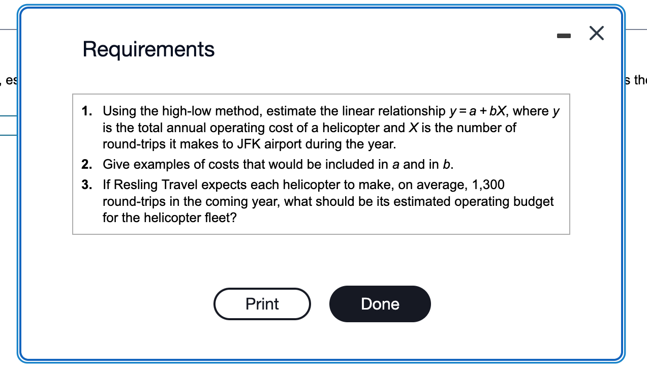 per round-trip. Read the during the year