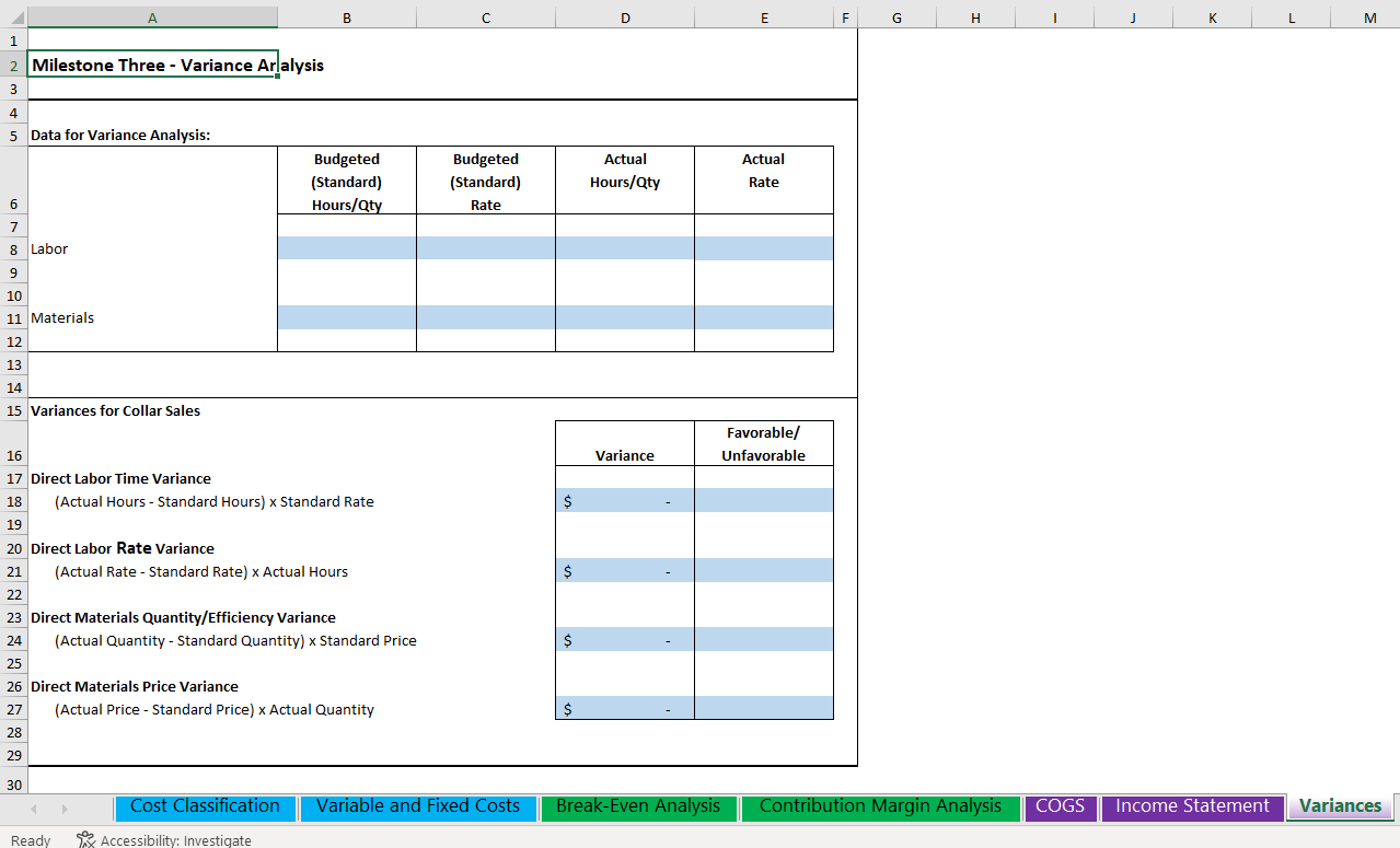 16 17 1.9 Total Variable Costs per Coll $ 20 22 23