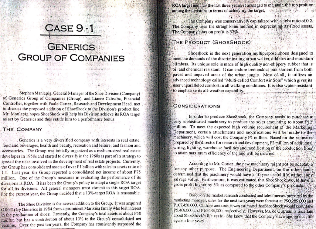  N ULL. ROA target and for the last three years, it