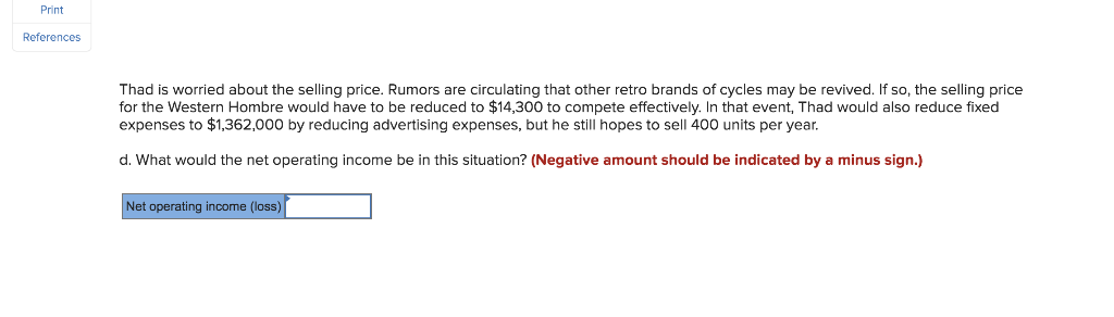 Chapter 5: Applying Excel Print References 3 Data 70,000 units 4 Unit