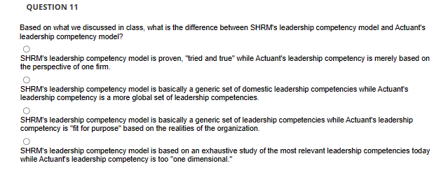  Based on what we discussed in class, what is the difference