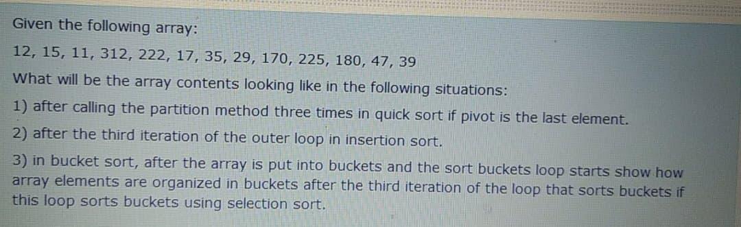 Data structure in java language. plz help i do not have time!!