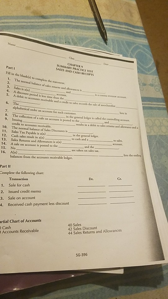 Fill in the blank(s) to complete the statement. The normal balance