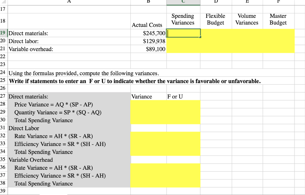 standard cost card for a single unit of Robinson, Inc.'s products is