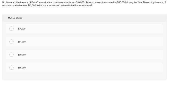 earnings, and $64,000 in net income during the year. Based on this