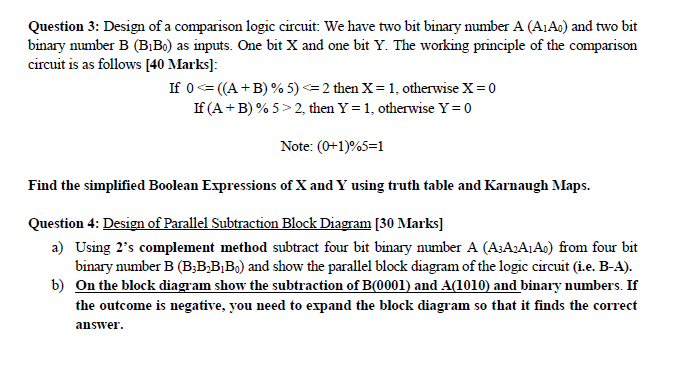 and Boolean Algebra rules. Show process steps and your work clearly. Boolean