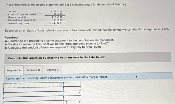 number 5 topic 4 assignment Presented here is the income statement for