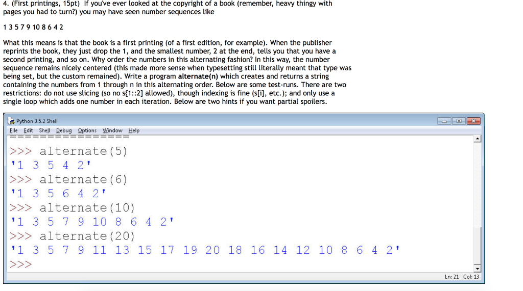 Using Python! Thanks Hint 1: there are (at least) two approaches you