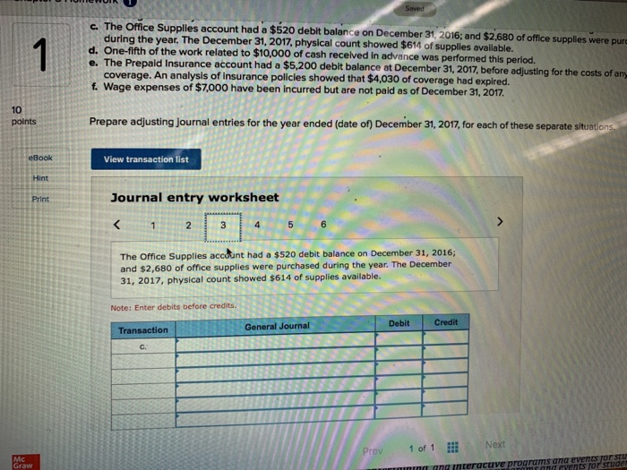 to be $16,000. b. The Prepaid Insurance account had a $8,000 debit