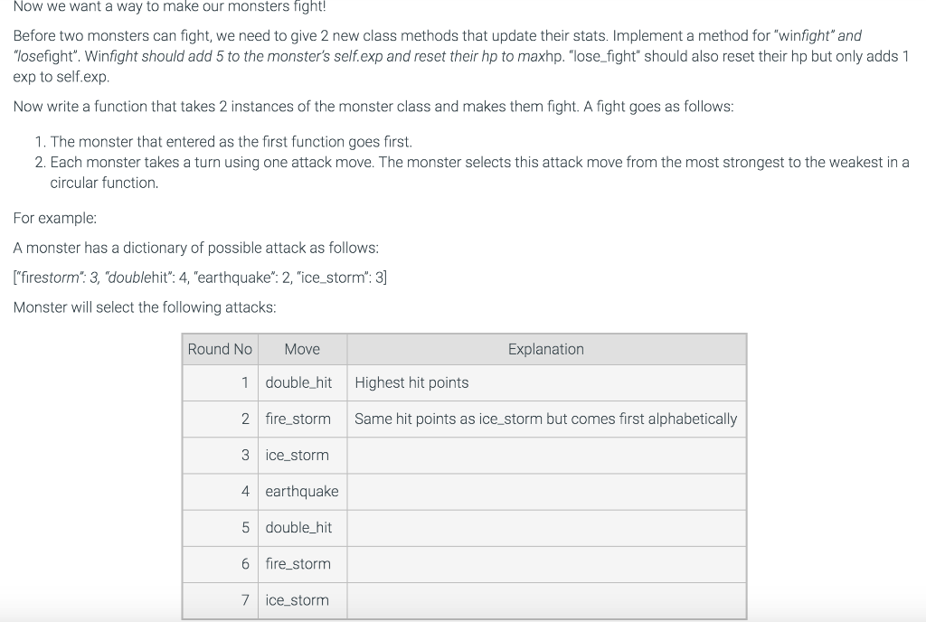 IN PYTHON PLEASE Now we want a way to make our