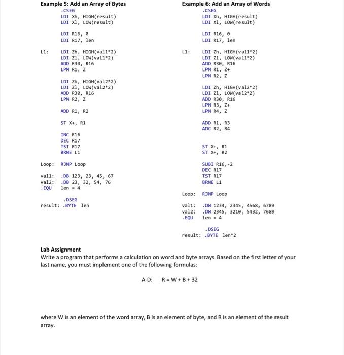 word and byte arrays. Based on the first letter of your last