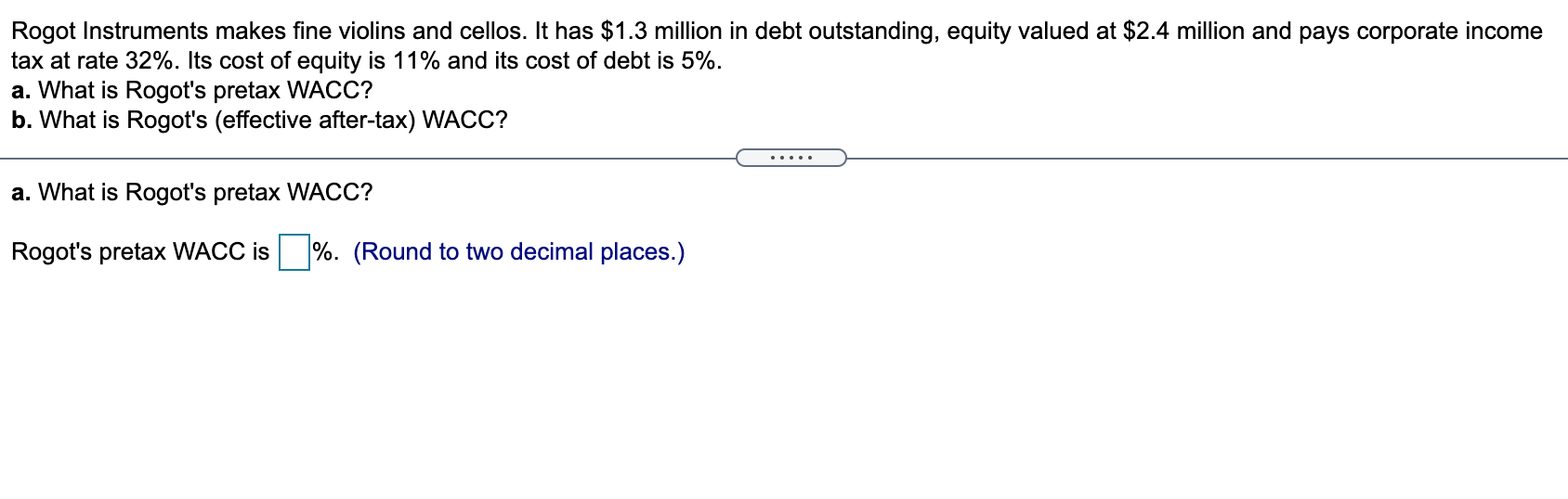 Rogot Instruments makes fine violins and cellos. It has $1.3 million