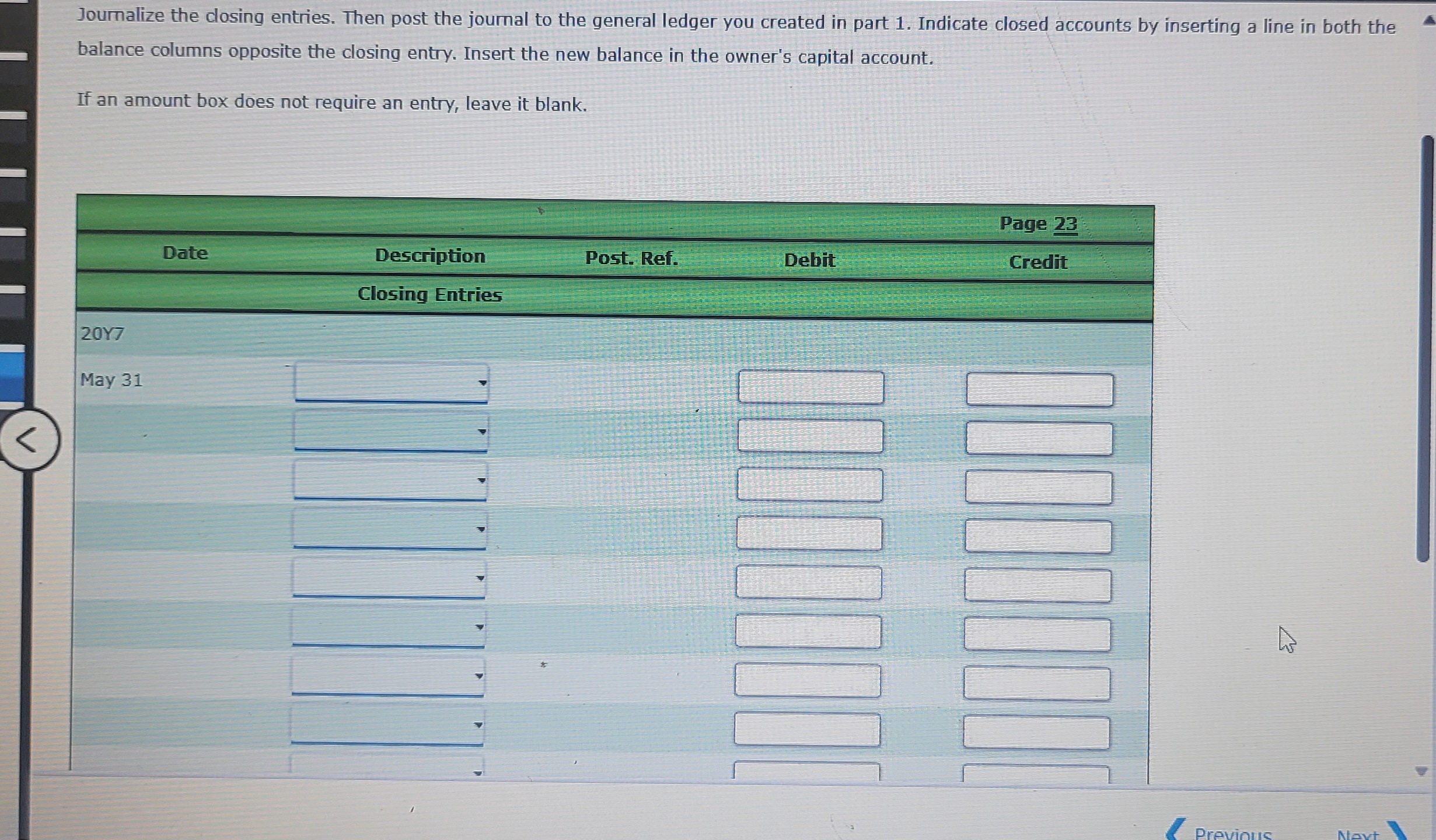 statement 4-adjusted trail balance written out below are the transactions for May.