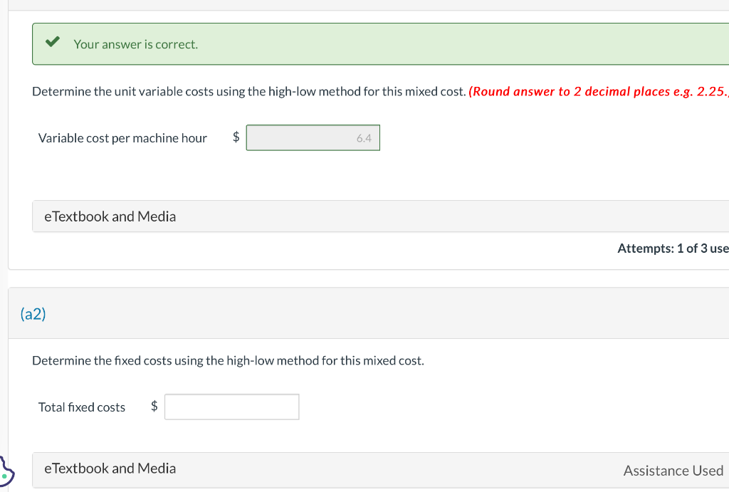 collected the following monthly cost data for use in analyzing the behavior