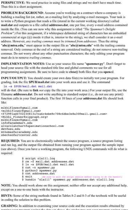  Can you please do it in python PERSPECTIVE: We need practice