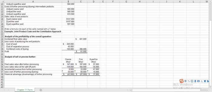 Cooperative 5 Cast of wool 6 Cast of separation CSS 7 Sales