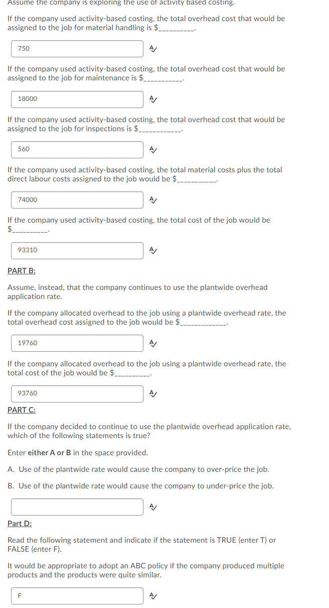 the Term Test 2 Information document. Question: Pillar Pillar Manufacturing Inc. ("the
