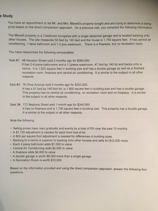 PLEASE ANSWER THIS CASE STUDY QUESTION $200 DOLLARS e Study You have