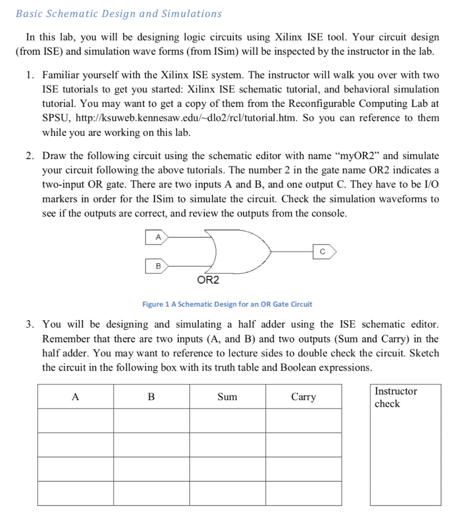  Basic Schematic Design and Simulations In this lab, you will be
