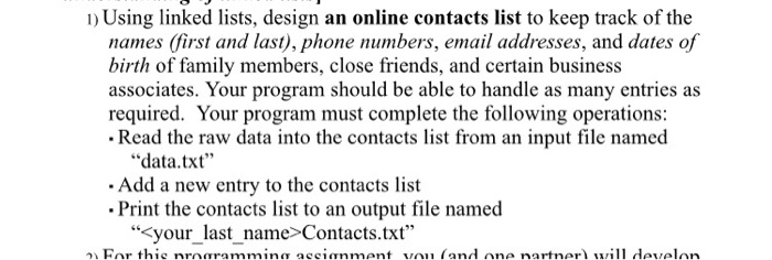  Need help completing this java program as a doubly linked list...