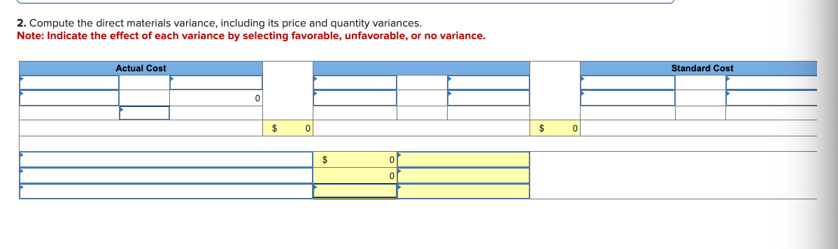 or no variance. Round "Rate per hour" answers to two decimal places.