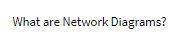  What are Network Diagrams