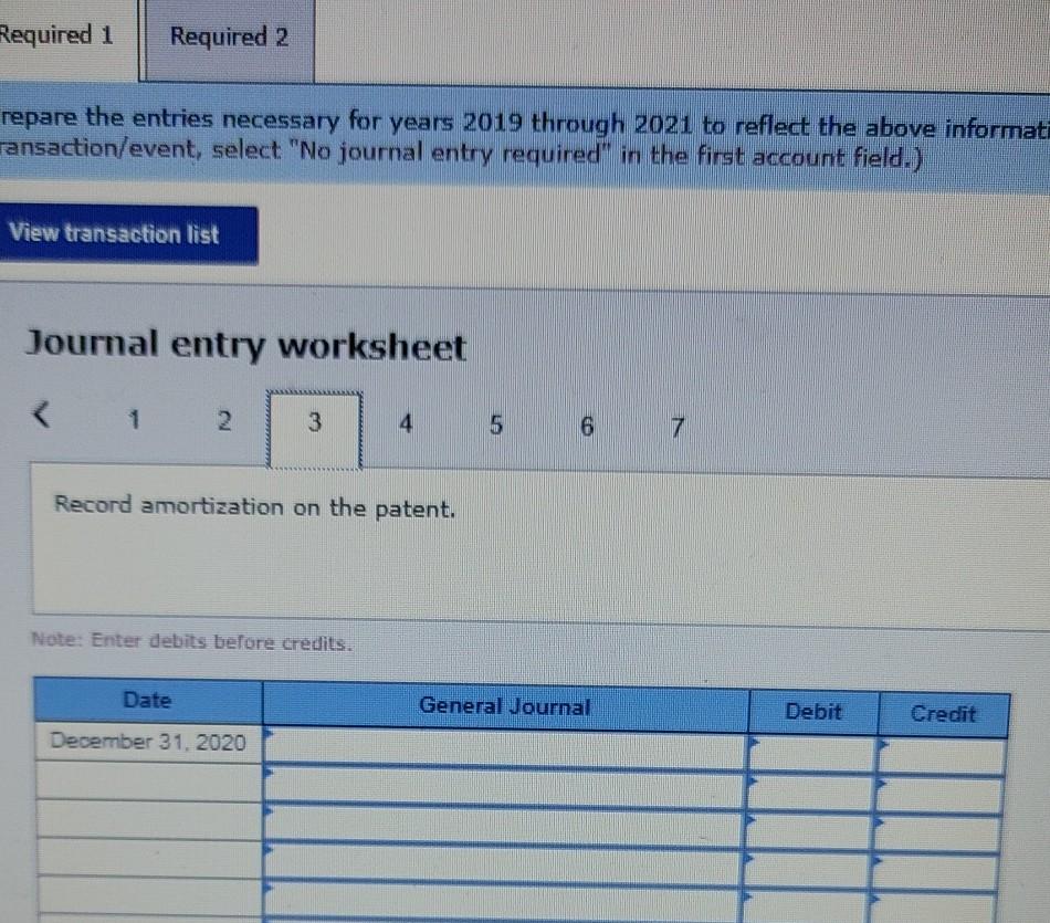 11 2 3 4 5 6 7 Record the purchase of a