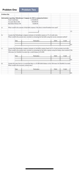 please help Problem One Problem Two Informatie regardineryer Computer 2013 serie Tale