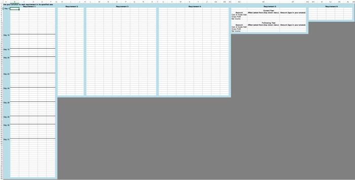 need to answer the part where it says "requirments" Here is a