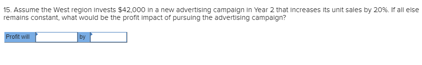 in two geographic regionsthe East and West regions. The following information pertains