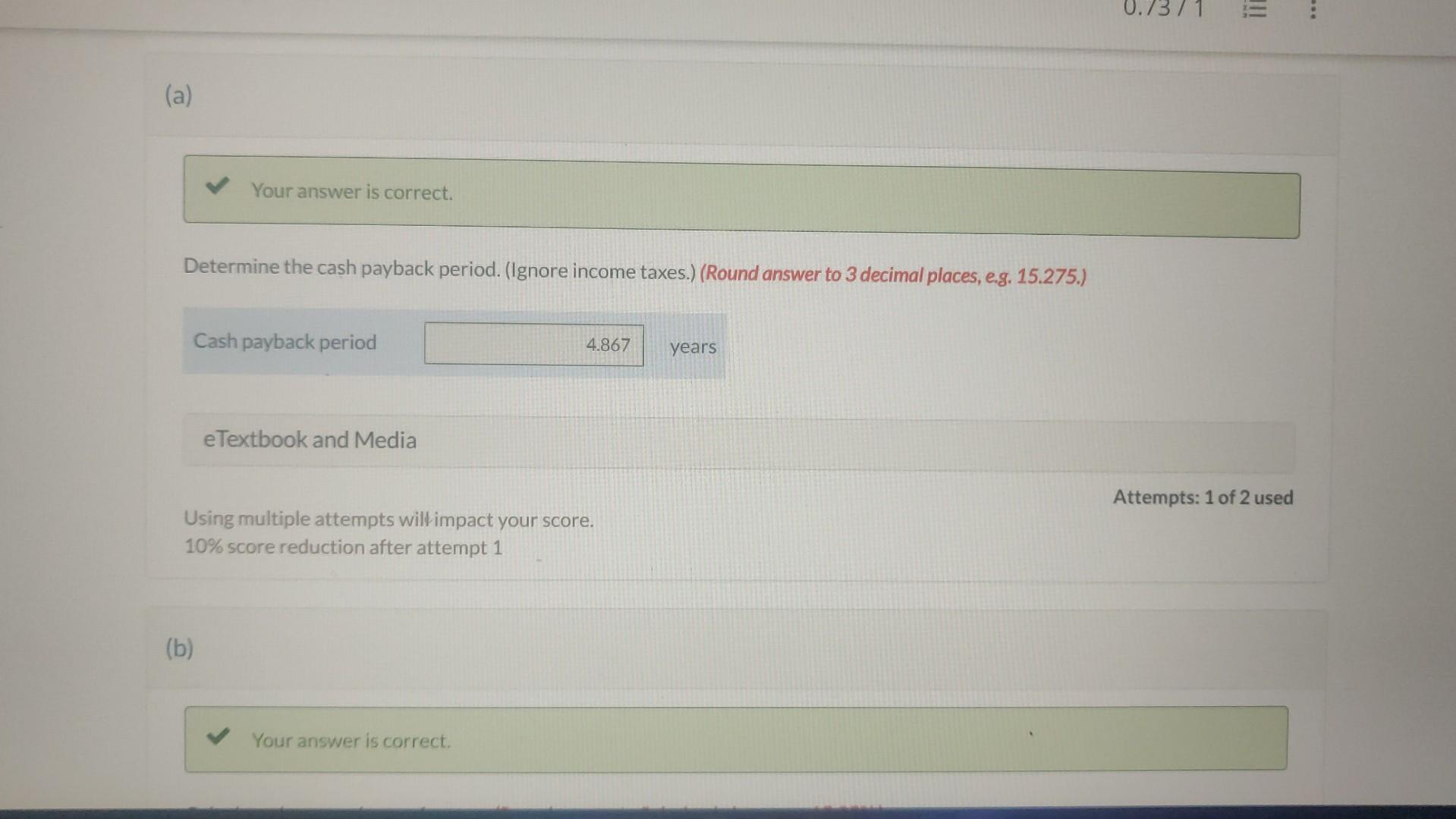 Show Attempt History Current Attempt in Progress Sheridan Inc. is considering modernizing